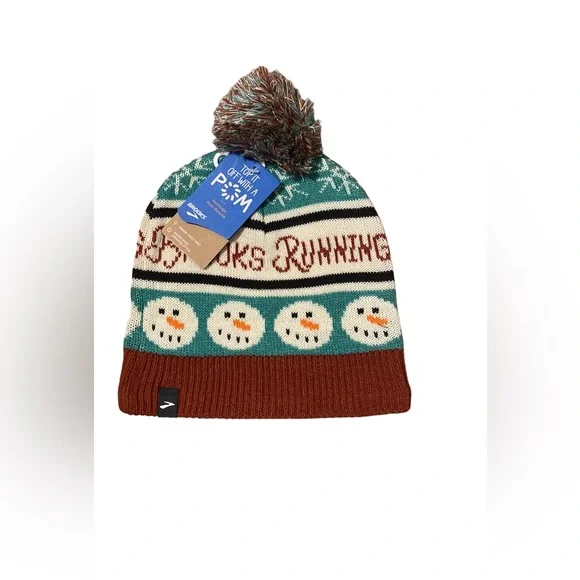 BROOKS running heritage Pom beanie - Picture 2 of 4